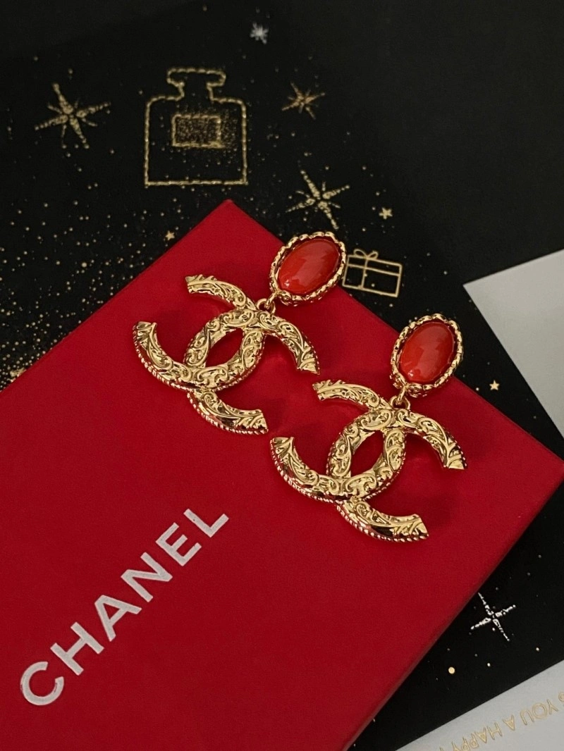 SmoothTexture Chanel Earrings 219521
