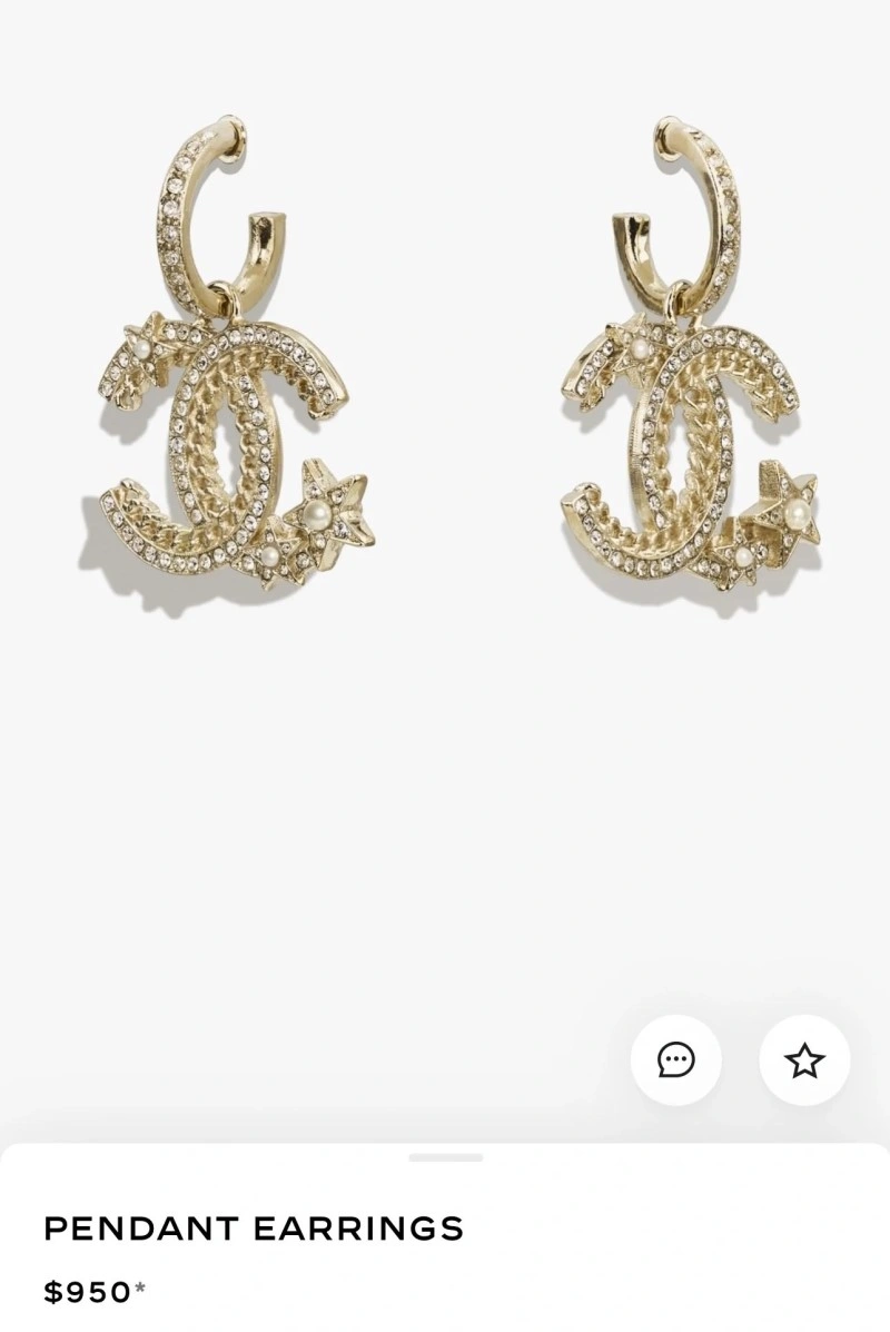 RelaxedFit Chanel Earrings 219467