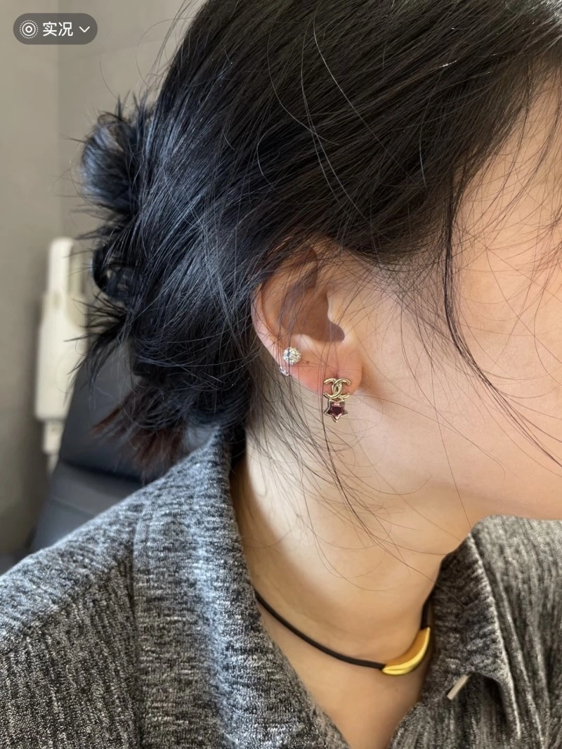 Chanel Earrings Stretchable 219403