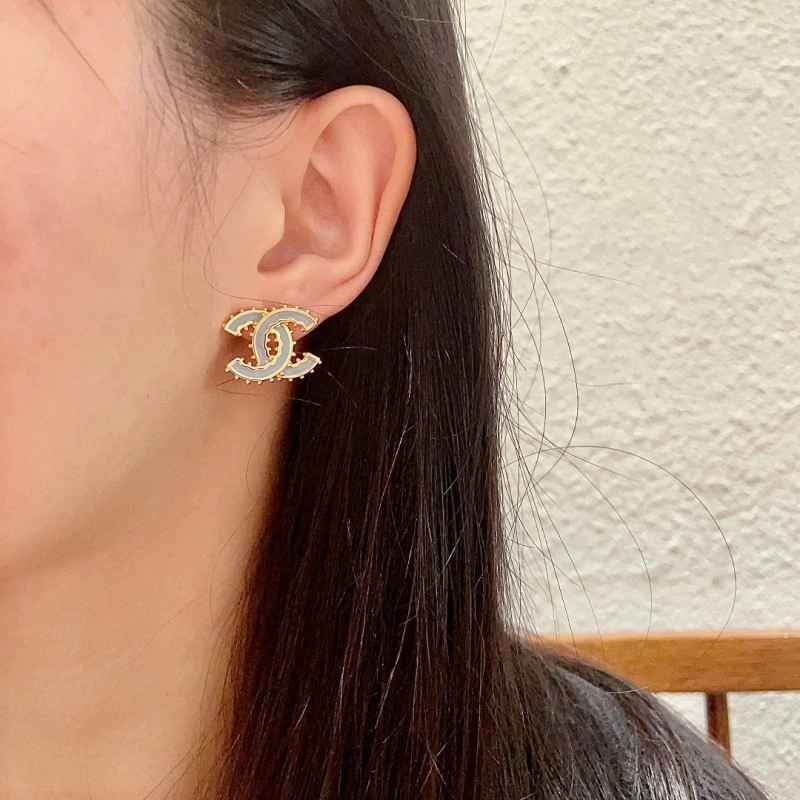 SmoothTexture Chanel Earrings 219402