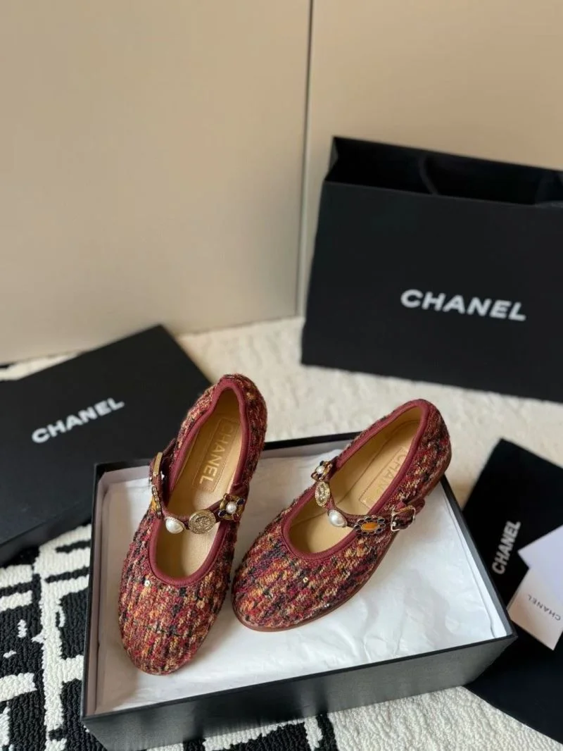 Stretchable Chanel Flat Shoes 18239