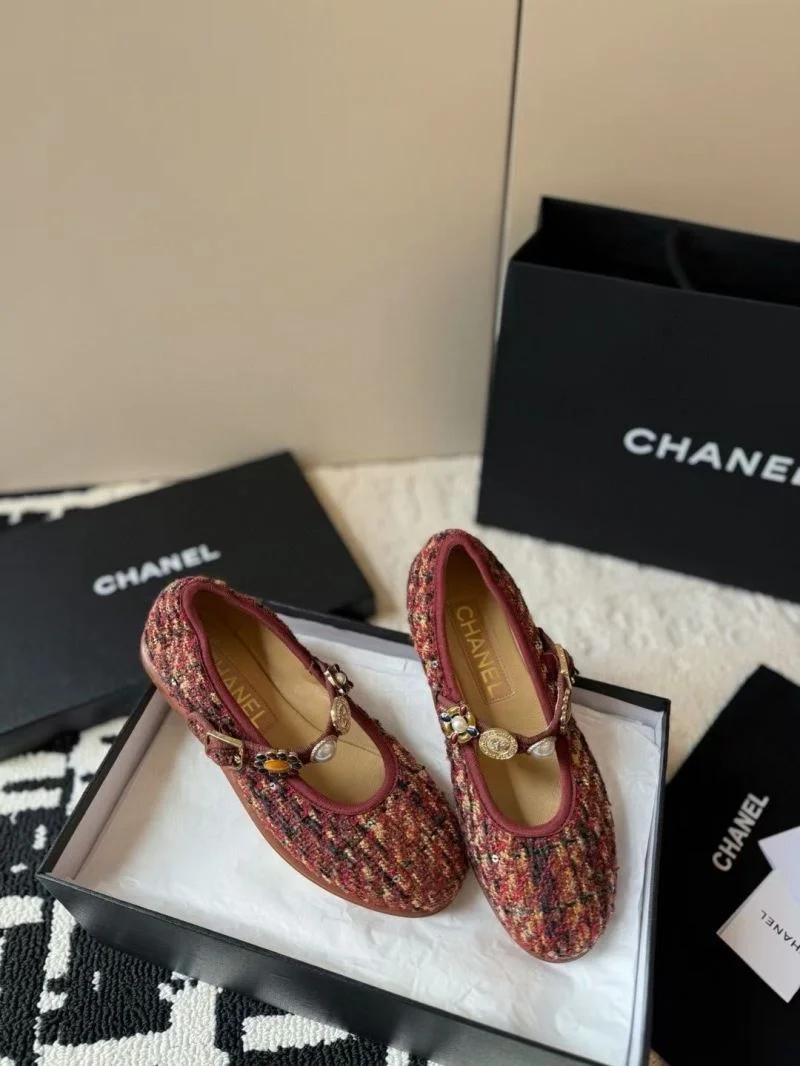 Stretchable Chanel Flat Shoes 18239
