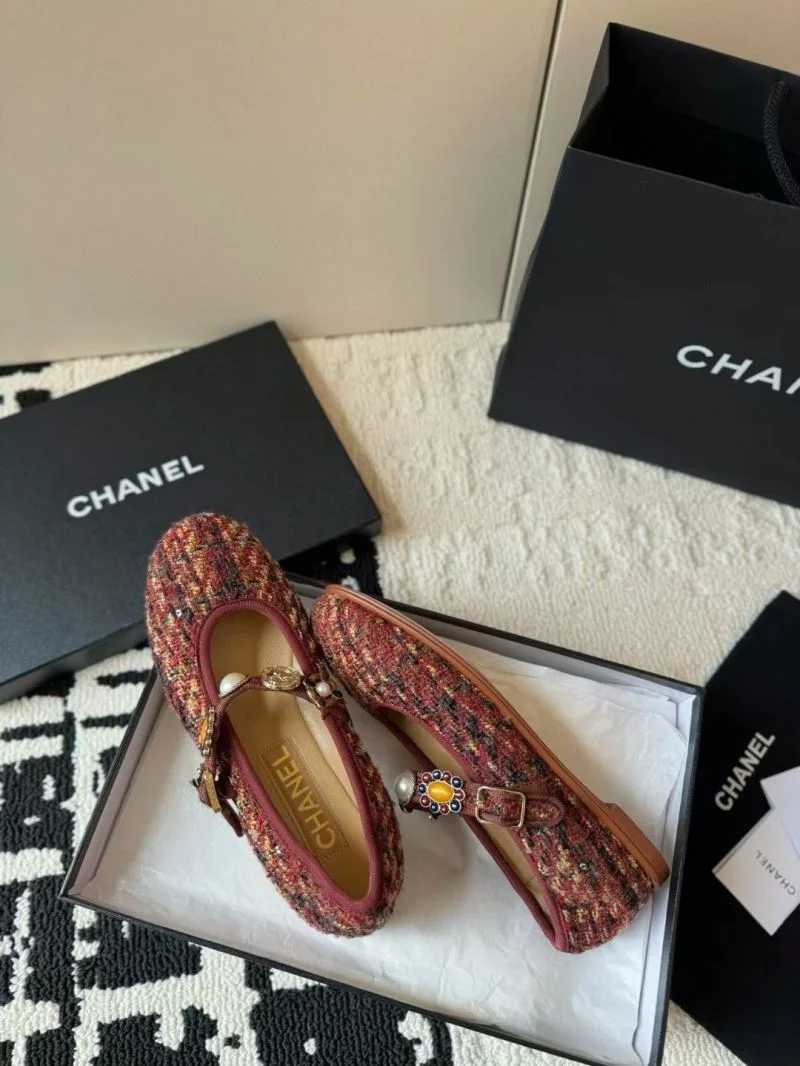 Stretchable Chanel Flat Shoes 18239
