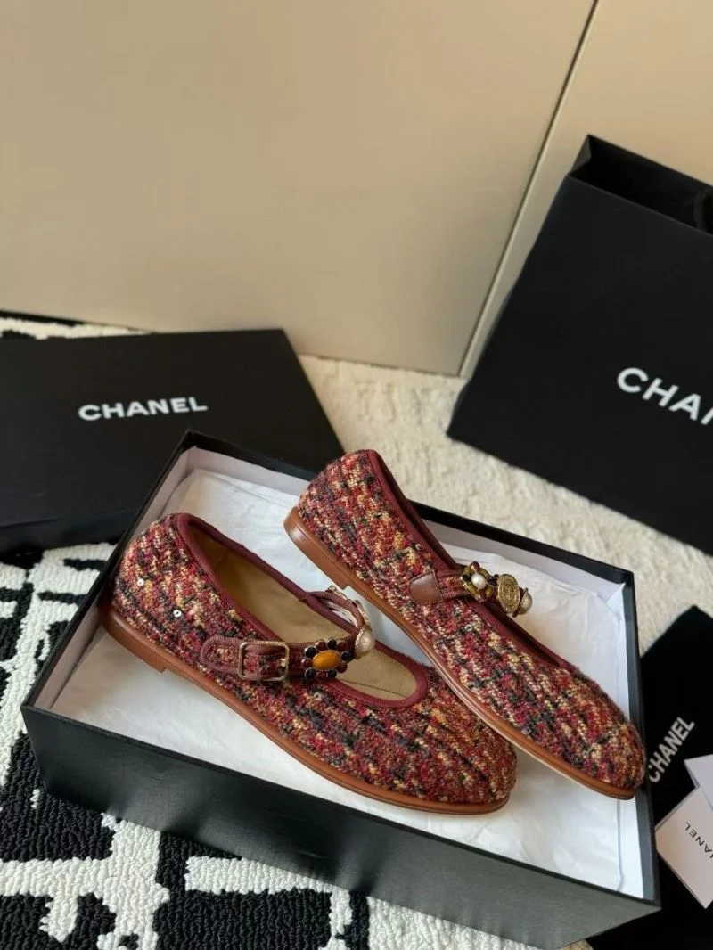 Stretchable Chanel Flat Shoes 18239