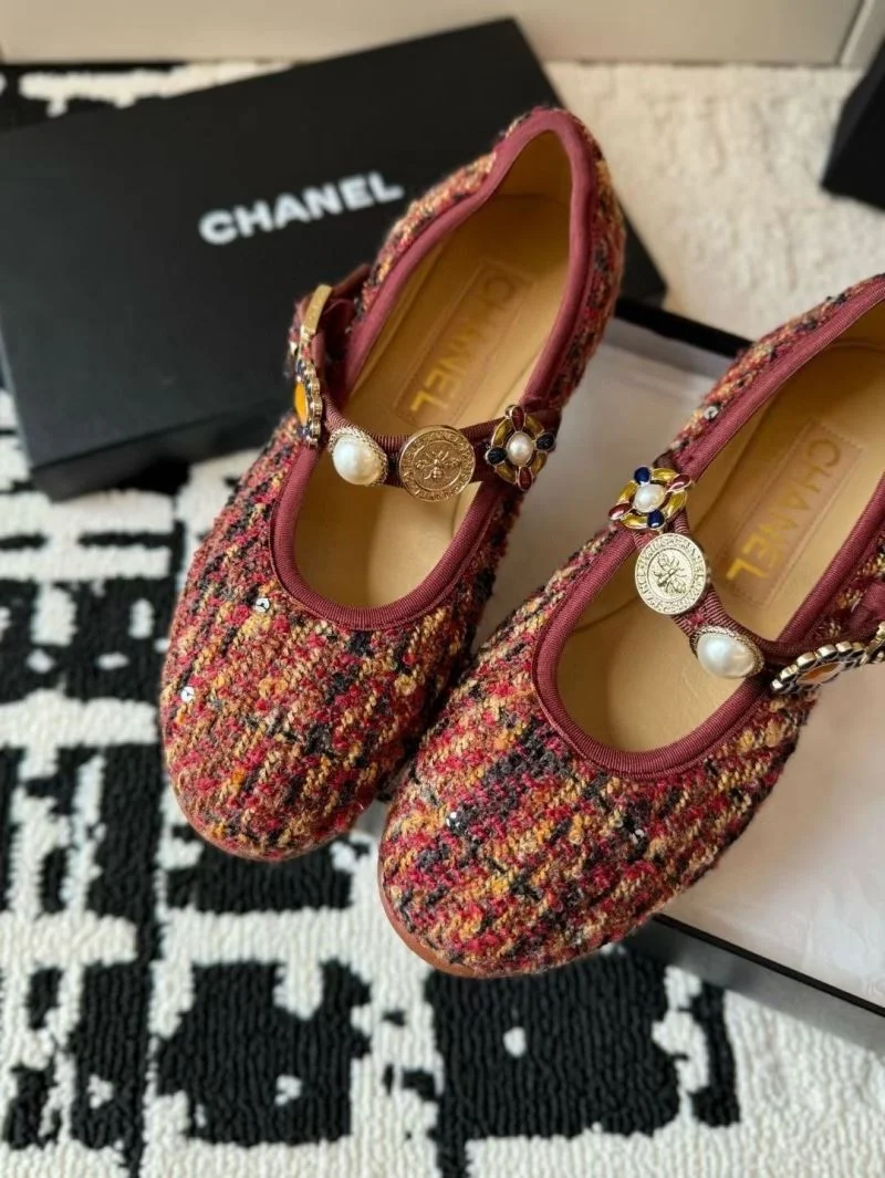 Stretchable Chanel Flat Shoes 18239