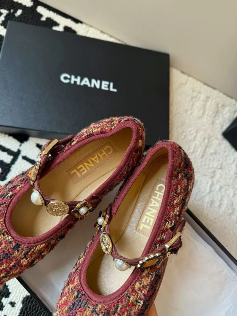 Stretchable Chanel Flat Shoes 18239