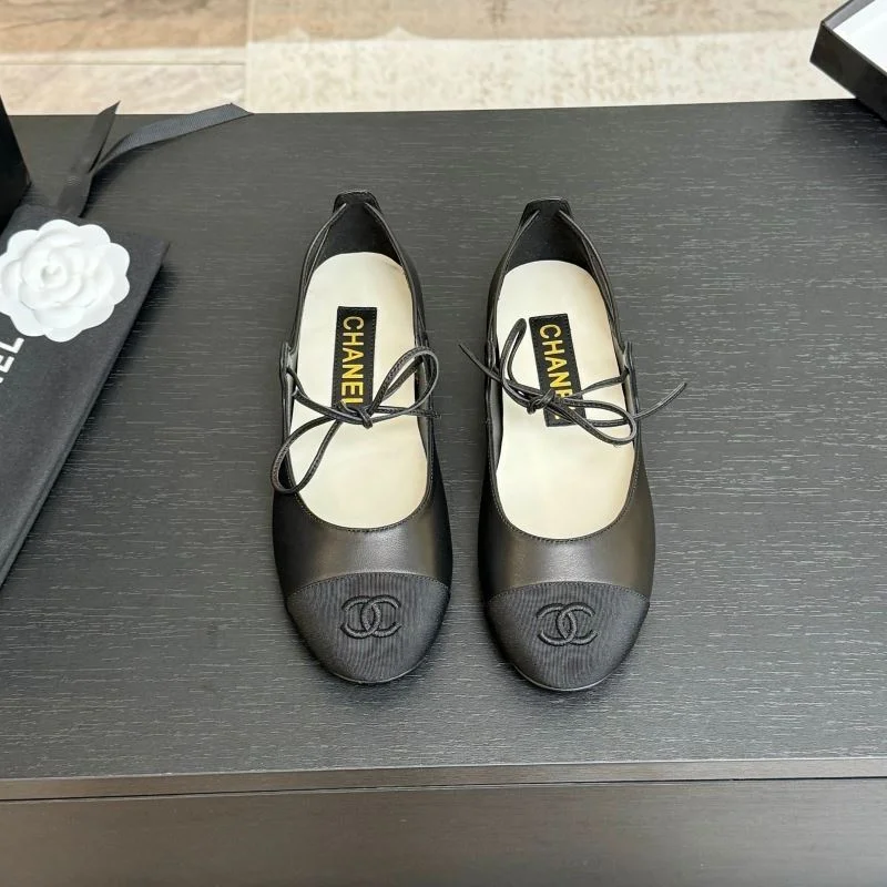 SmoothTexture Chanel Flat Shoes 18200