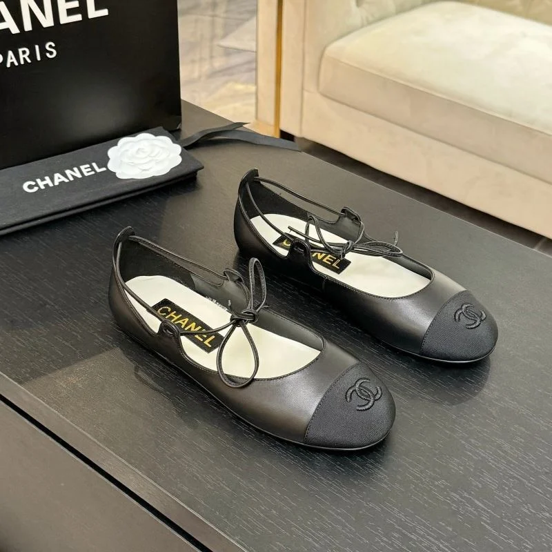 SmoothTexture Chanel Flat Shoes 18200