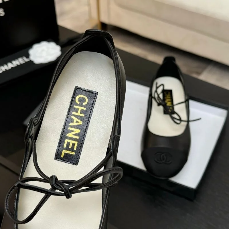 SmoothTexture Chanel Flat Shoes 18200