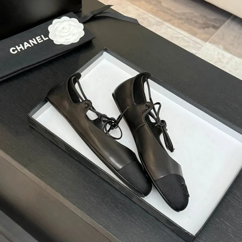 SmoothTexture Chanel Flat Shoes 18200