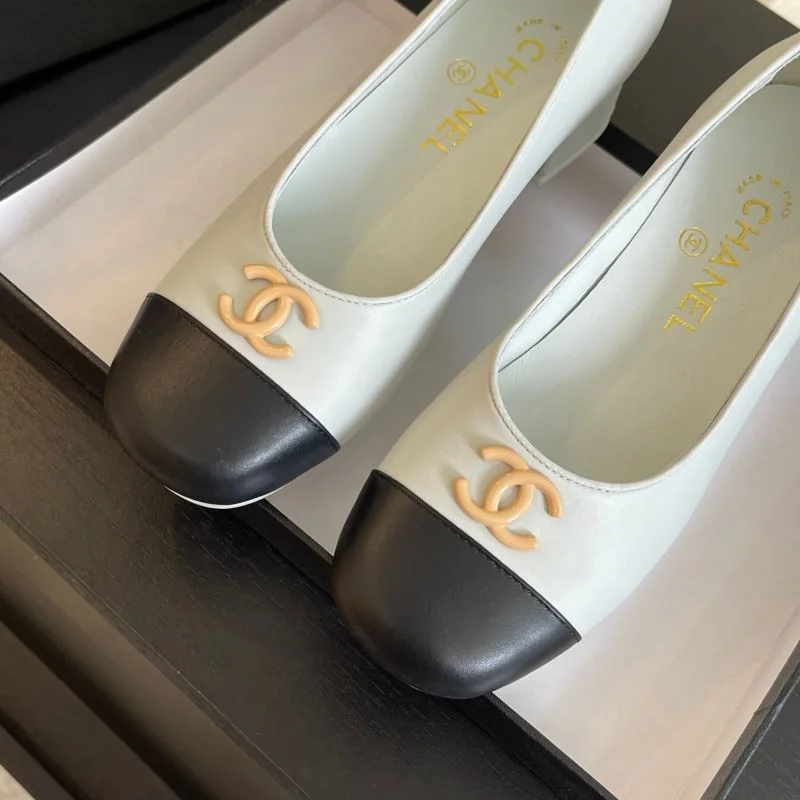 SmoothTexture Chanel Heeled Shoes 20334