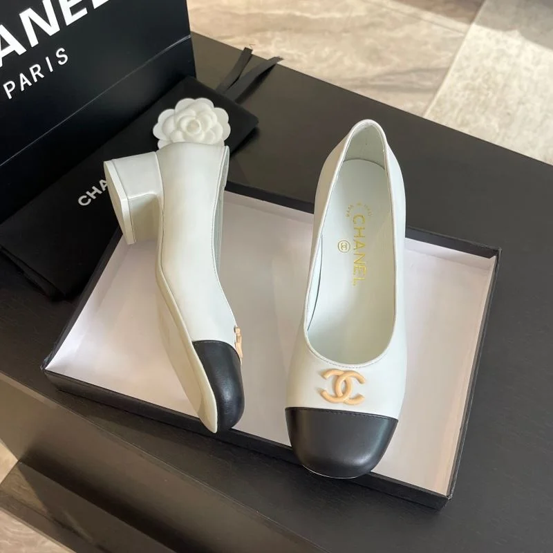 SmoothTexture Chanel Heeled Shoes 20334