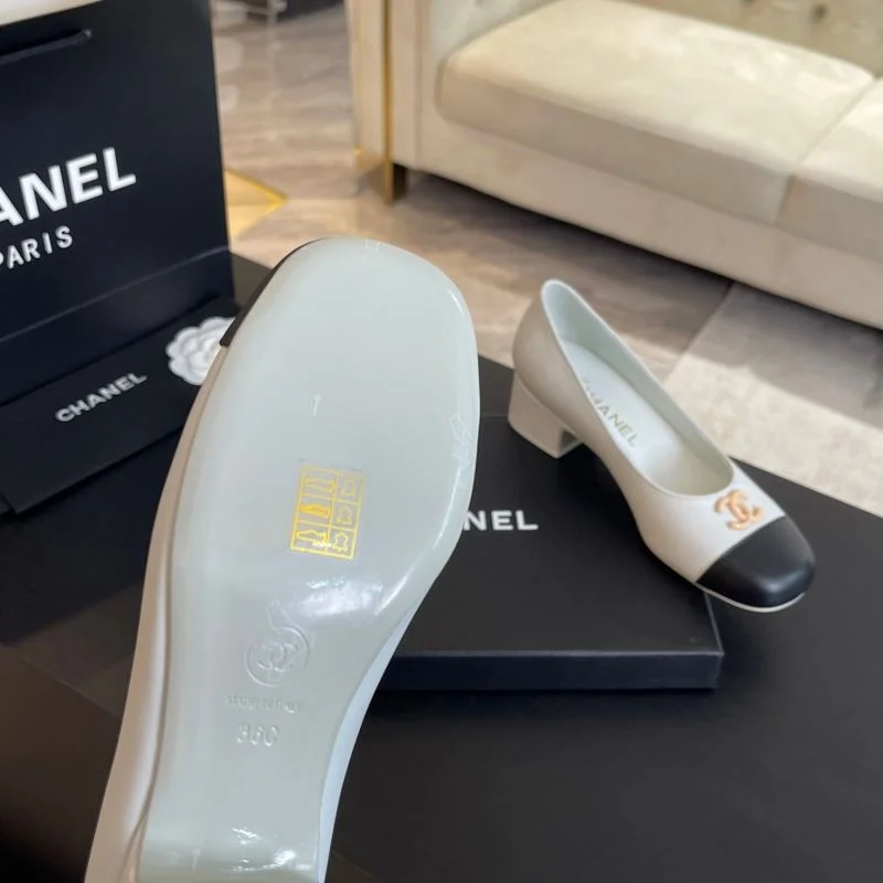 SmoothTexture Chanel Heeled Shoes 20334