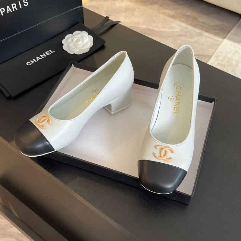 SmoothTexture Chanel Heeled Shoes 20334