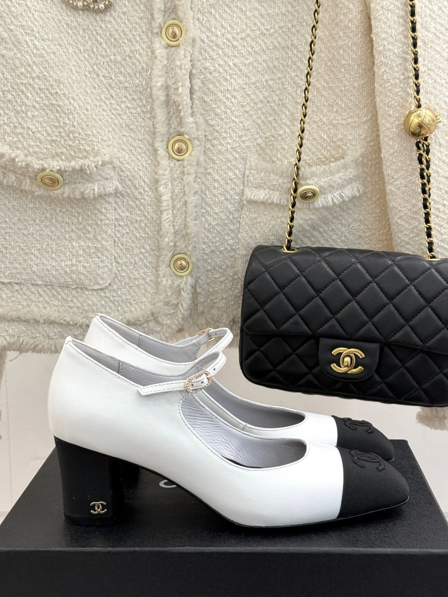 WeatherProof Chanel Heeled Shoes 18197