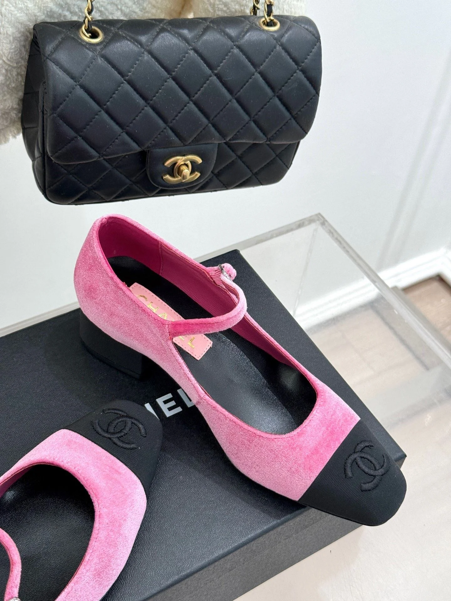 Bright Chanel Heeled Shoes 18184