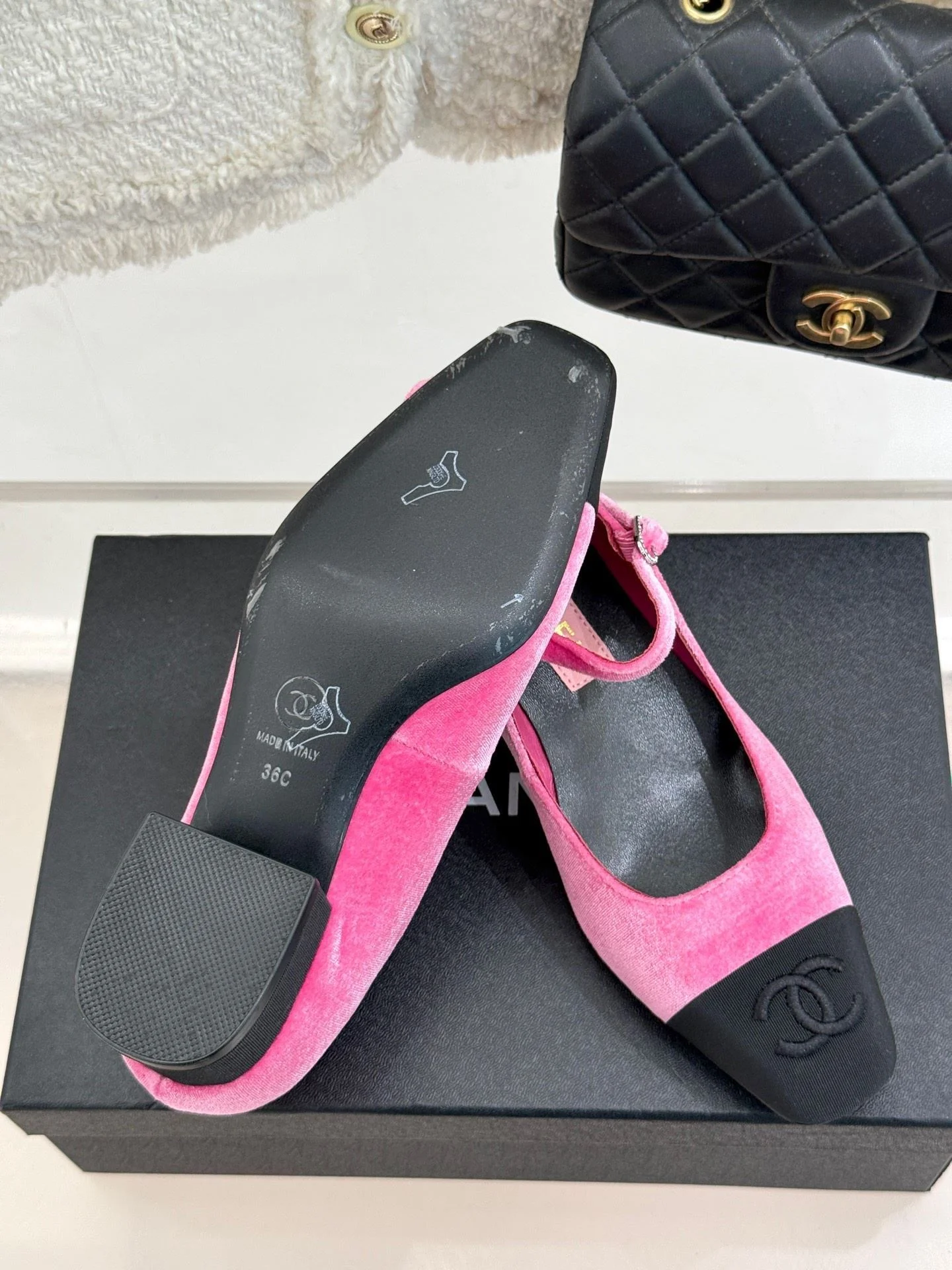 Bright Chanel Heeled Shoes 18184