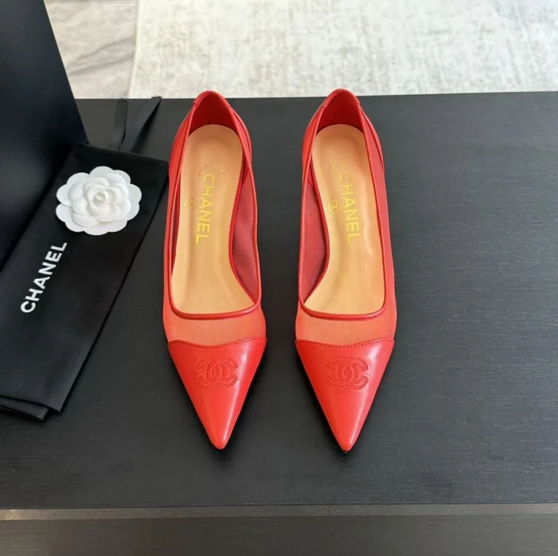 OdorResistant Chanel Heeled Shoes 18179