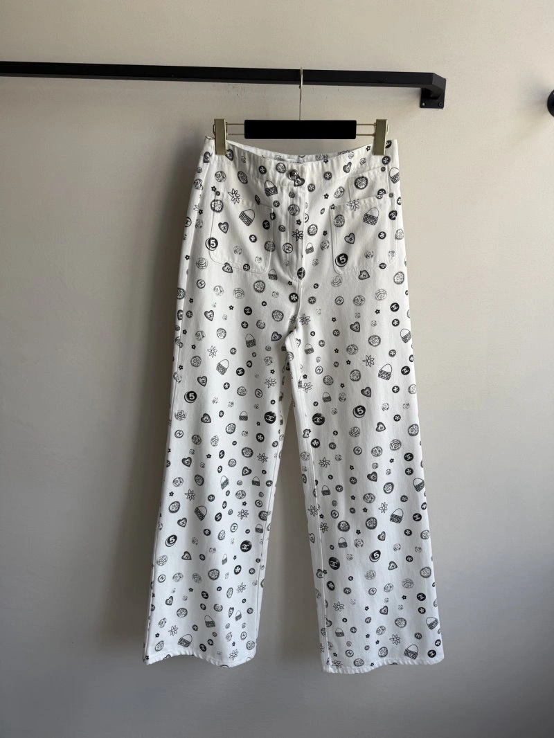Compact Chanel Long Pants 108943
