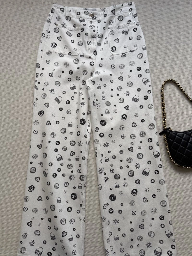 Compact Chanel Long Pants 108943
