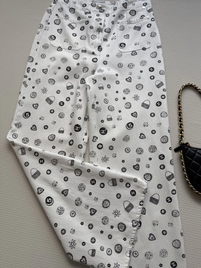 Compact Chanel Long Pants 108943