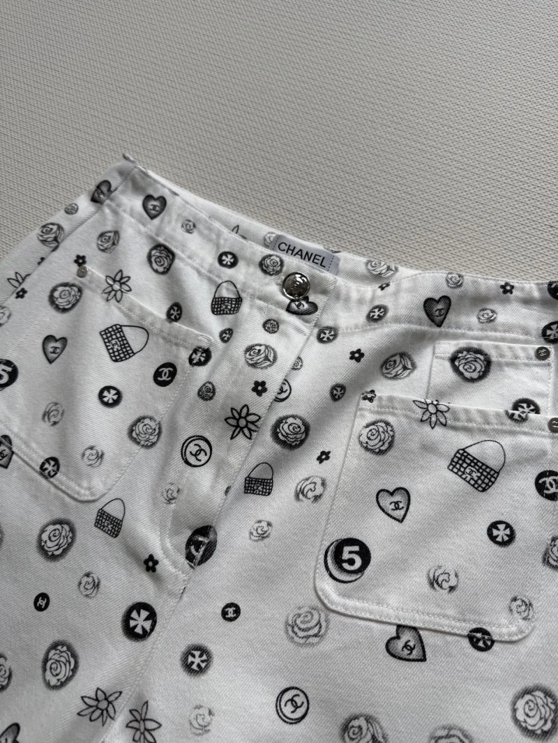 Compact Chanel Long Pants 108943