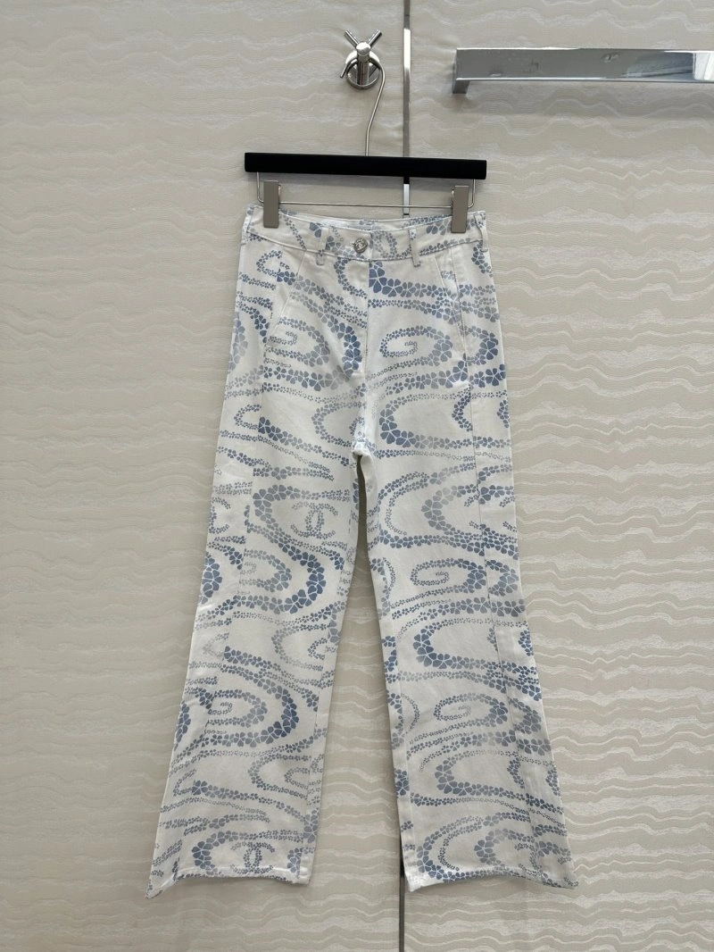 Chanel Long Pants Stretchable 110539