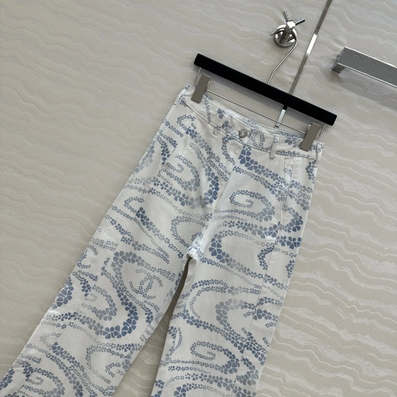 Chanel Long Pants Stretchable 110539