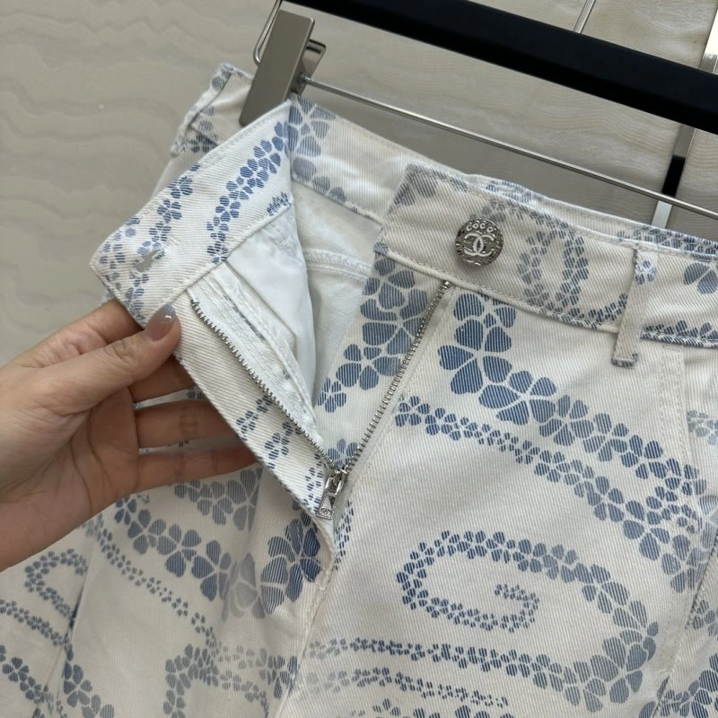 Chanel Long Pants Stretchable 110539