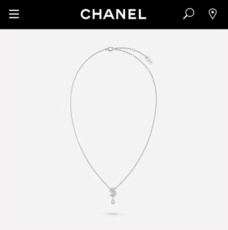 Chanel Necklaces Unisex 232122
