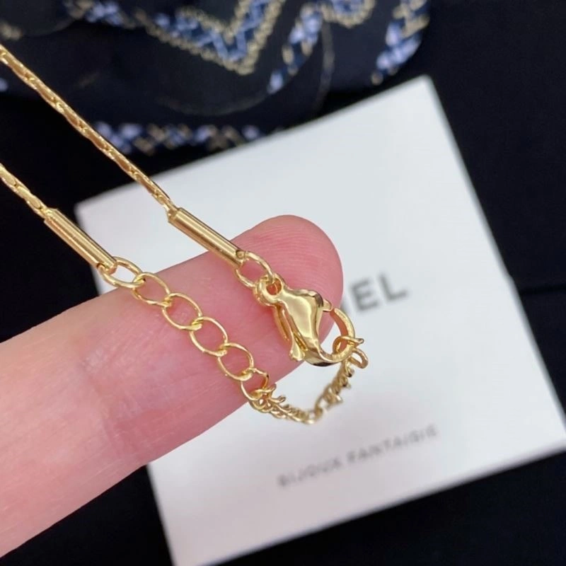 SmoothTexture Chanel Necklaces 224539