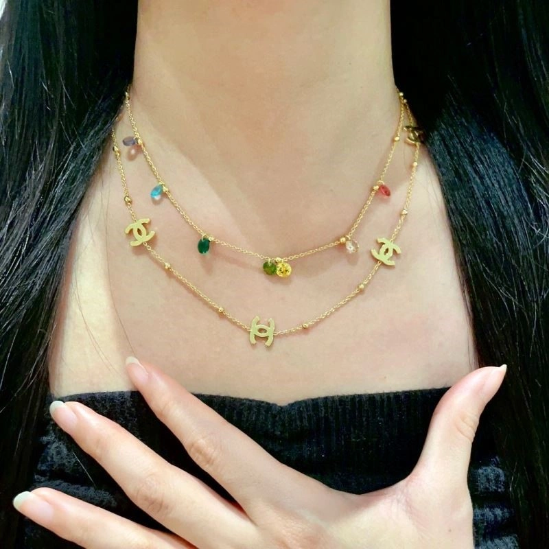 SmoothTexture Chanel Necklaces 223347