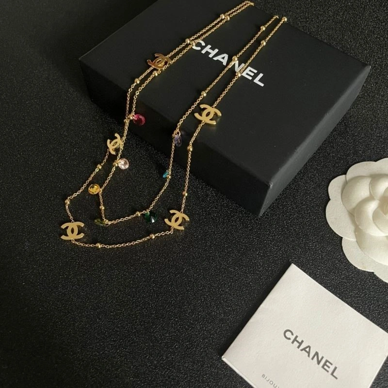 SmoothTexture Chanel Necklaces 223347