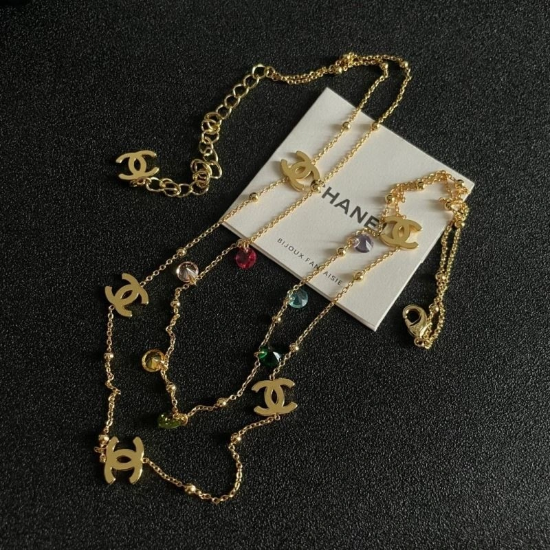 SmoothTexture Chanel Necklaces 223347