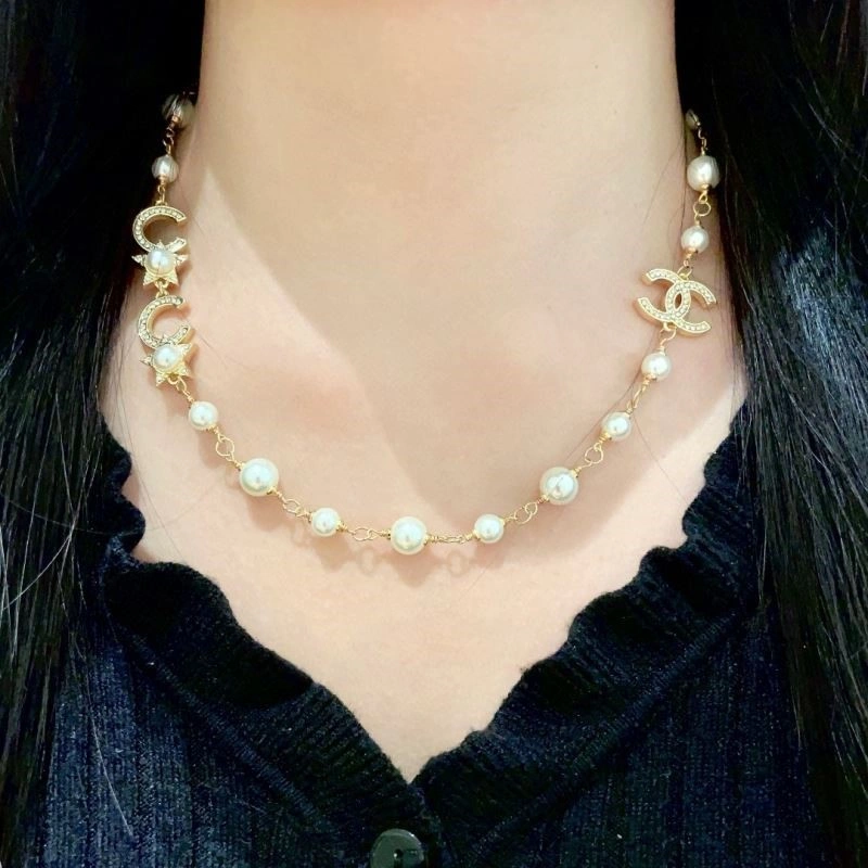 SmoothTexture Chanel Necklaces 220858