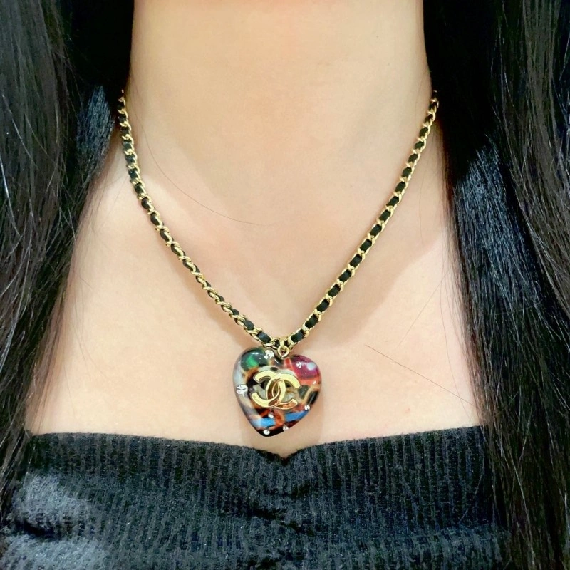 Chanel Necklaces Colorful 219076