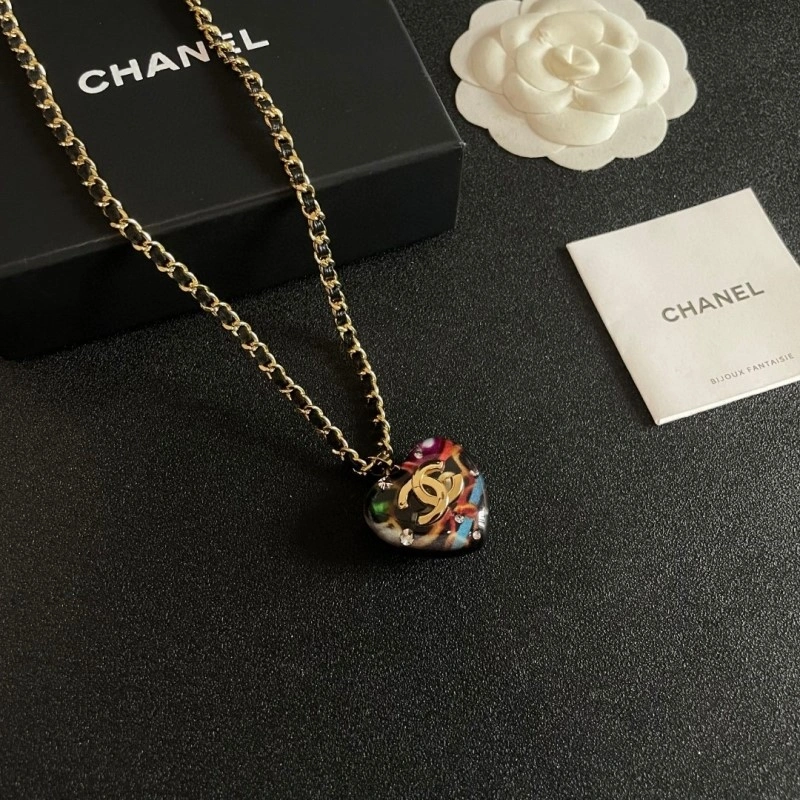 Chanel Necklaces Colorful 219076