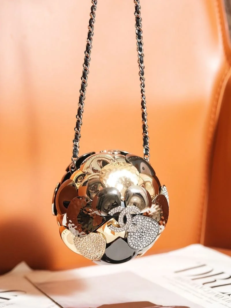 Durable Chanel Round Satchel 54829