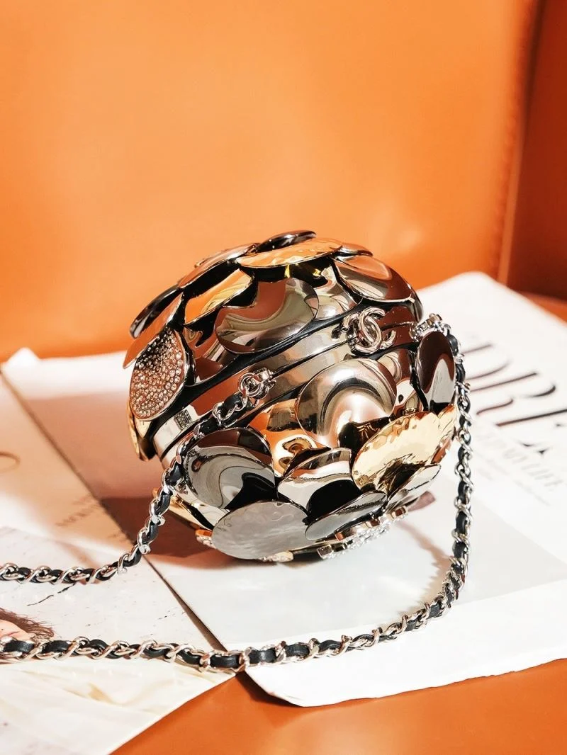 Durable Chanel Round Satchel 54829