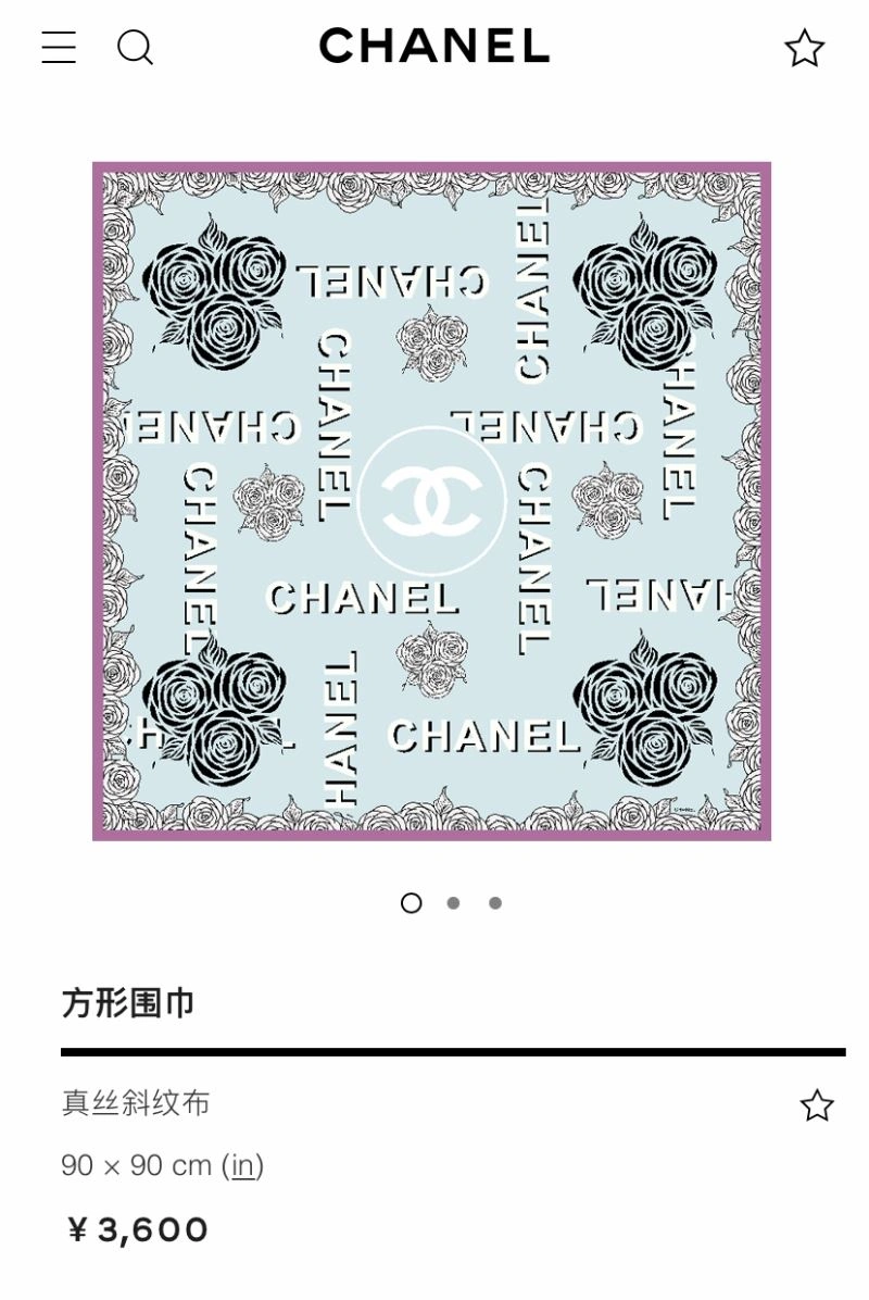 Youthful Chanel Scarf 271937