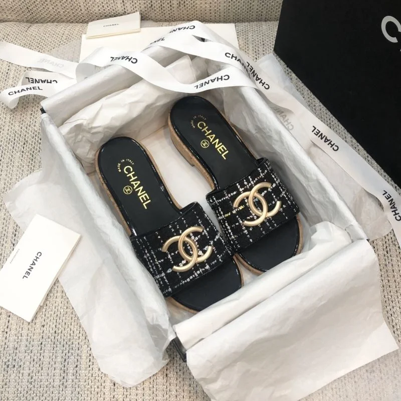 Upgraded Chanel Slippers 19647