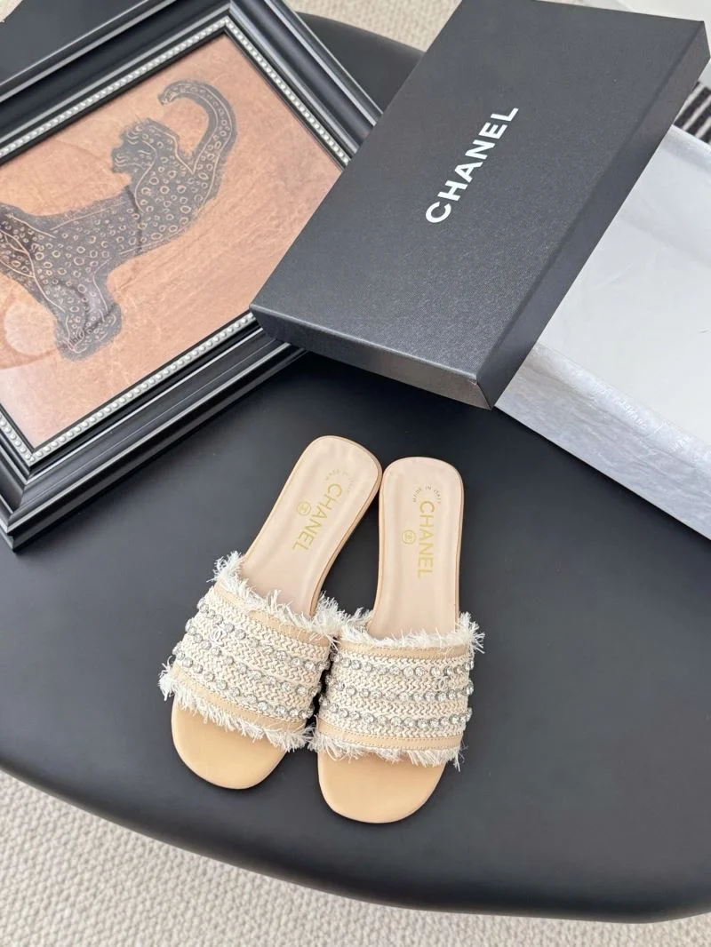 OdorResistant Chanel Slippers 18771
