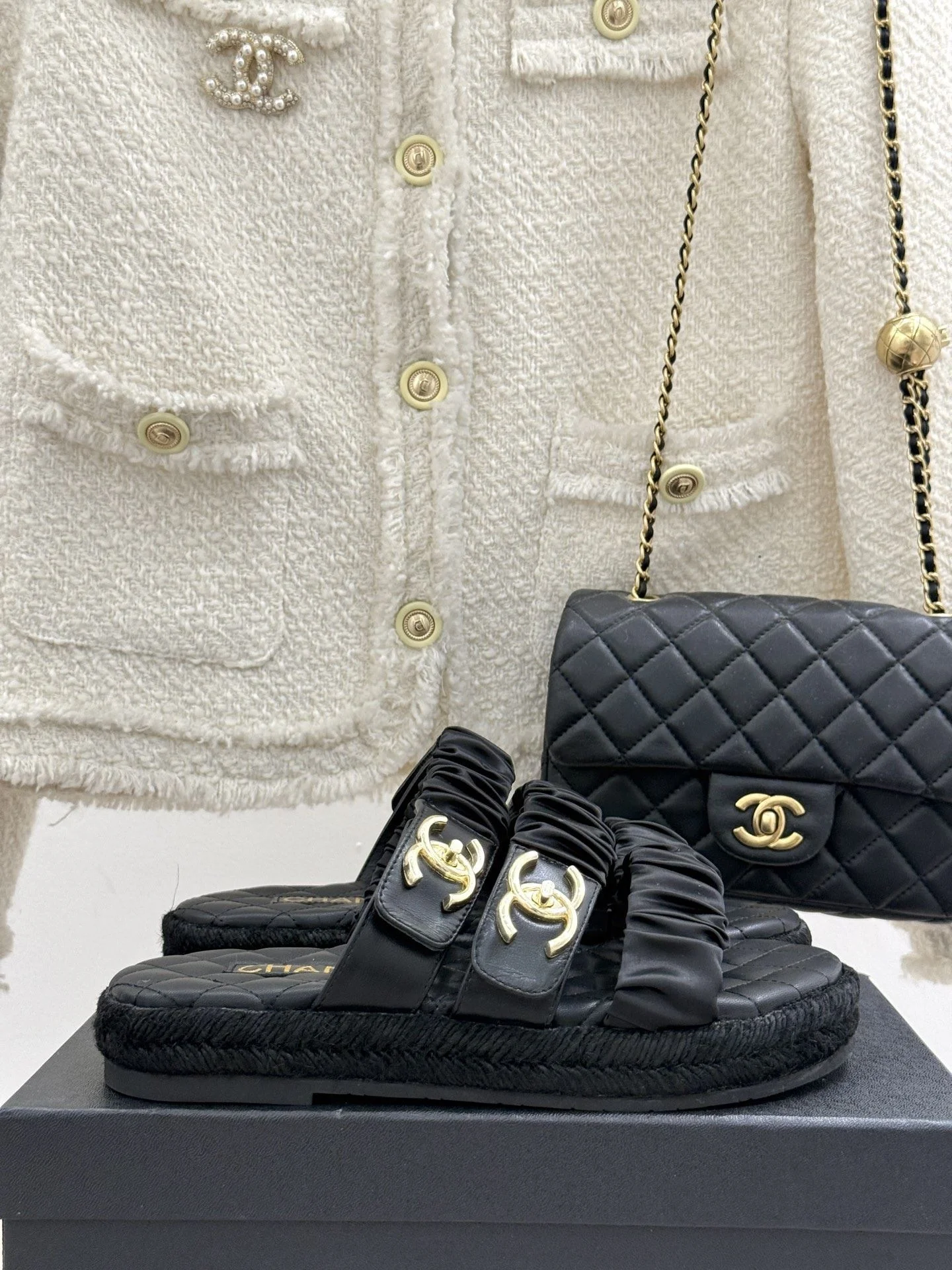 Upgraded Chanel Slippers 17695