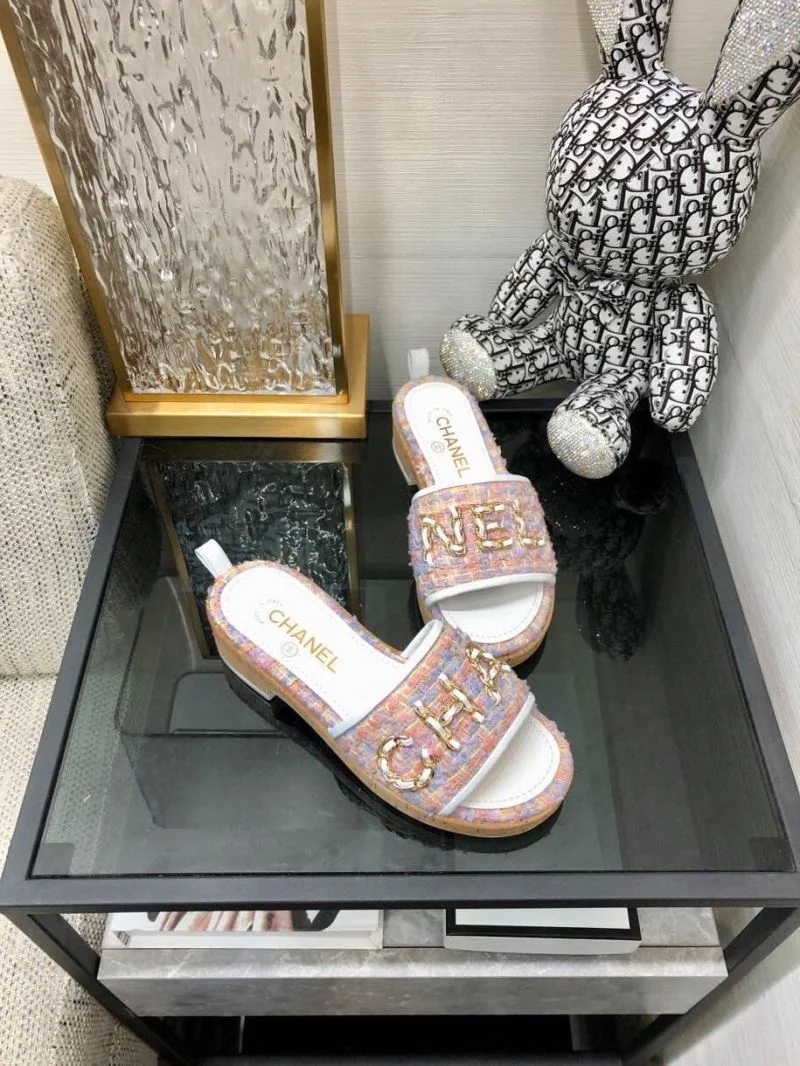 Colorful Chanel Slippers 17470