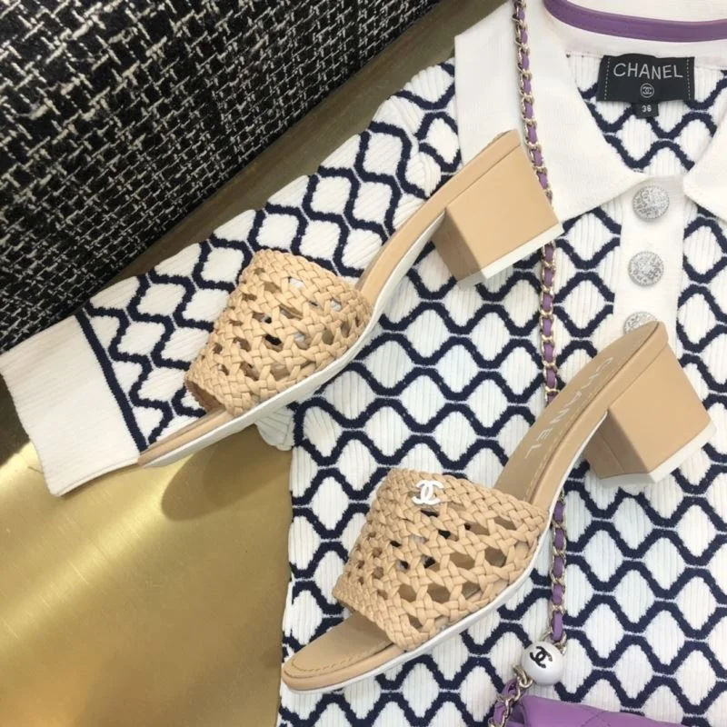 Breathable Chanel Slippers 17472