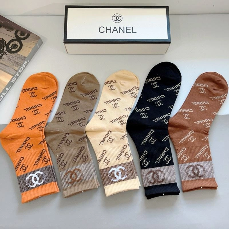 Compact Chanel Socks 273374