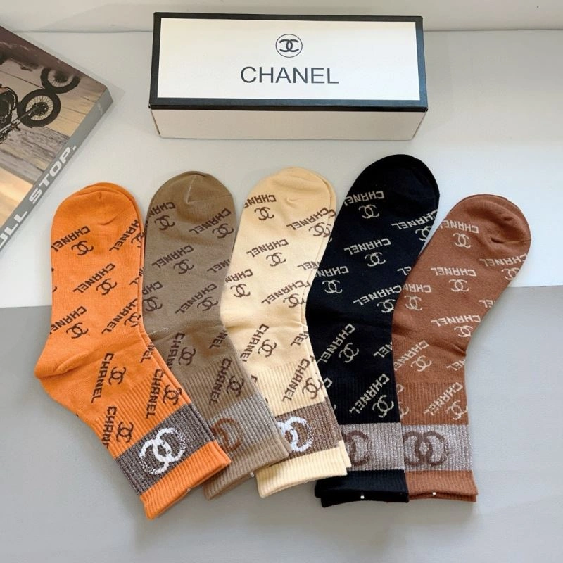 Compact Chanel Socks 273374