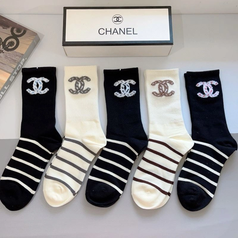 Breathable Chanel Socks 273368