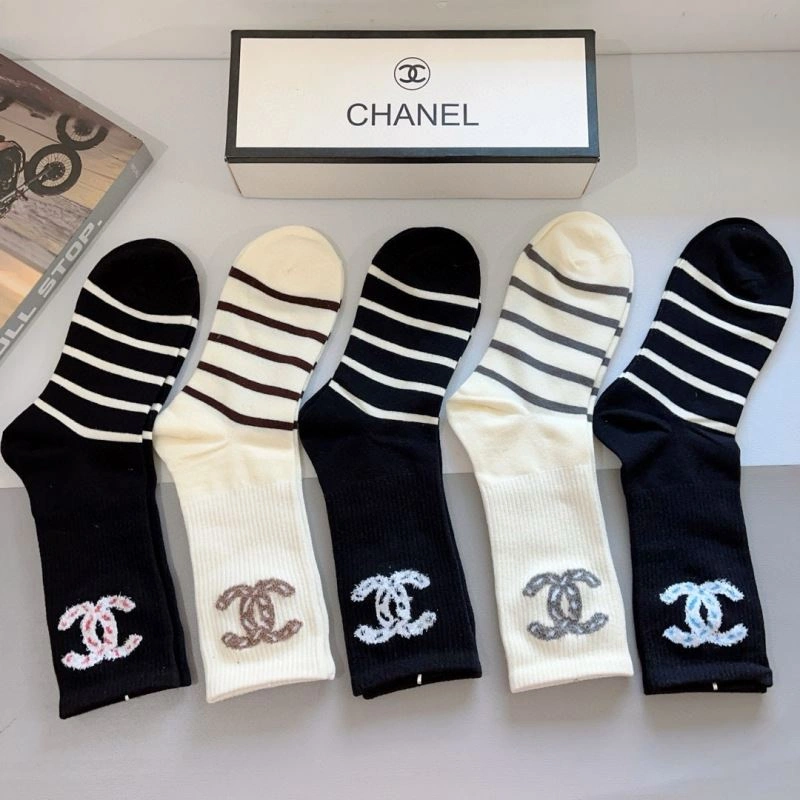 Breathable Chanel Socks 273368