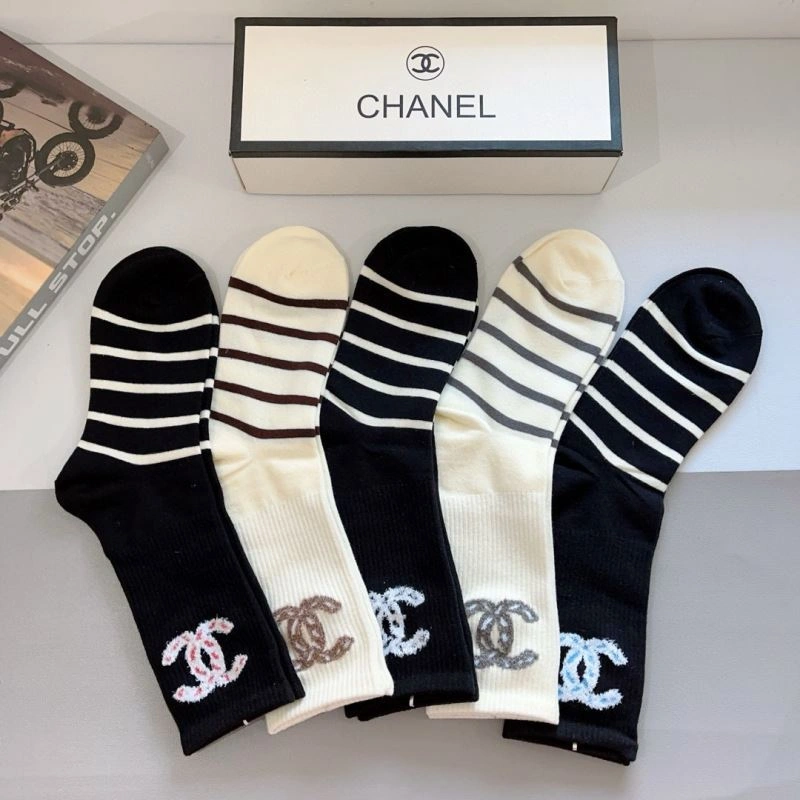 Breathable Chanel Socks 273368